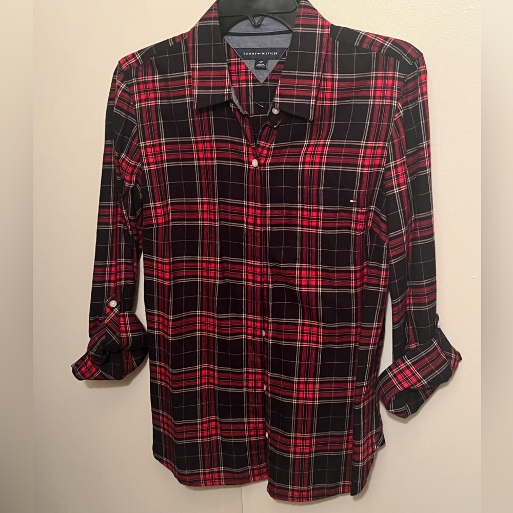 Tommy Hilfiger plaid shirt